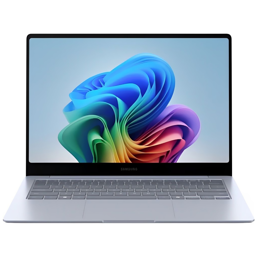 Foto do Produto Notebook Samsung Galaxy Book4 Edge NP940XMA-KB1US Snapdragon X Elite Tela Touch WQXGA 14" / 16GB de RAM / 512GB eUFS - Sapphire Azul (Inglês)