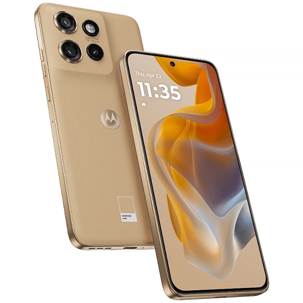 Foto do Produto Celular Motorola Edge 50 Neo 2409-1 NFC Nano + eSIM de 512GB/12GB RAM de 6.4" 50+10+13MP/32MP - Pantone Latte (CX Slim)