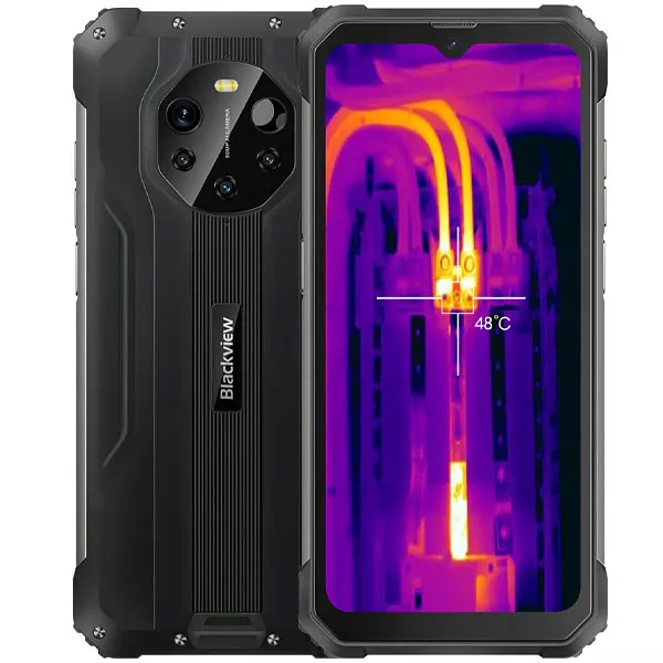 Foto do Produto Celular Blackview BL8800 Pro NFC Dual SIM de 128GB/8GB RAM de 6.58" 50+5+2+2MP/16MP - Conquest Black