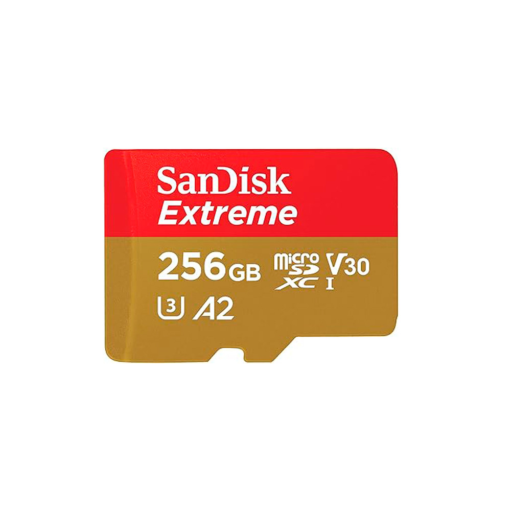 Foto do Produto Cartão de Memória SanDisk Micro SDXC Extreme 256GB 160MB/s- SDSQXAV-256G-GN6MA