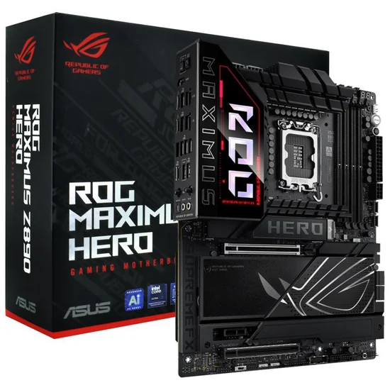 Foto do Produto Placa Mãe Asus Rog Maximus Z890 Hero Intel Soquete LGA 1851