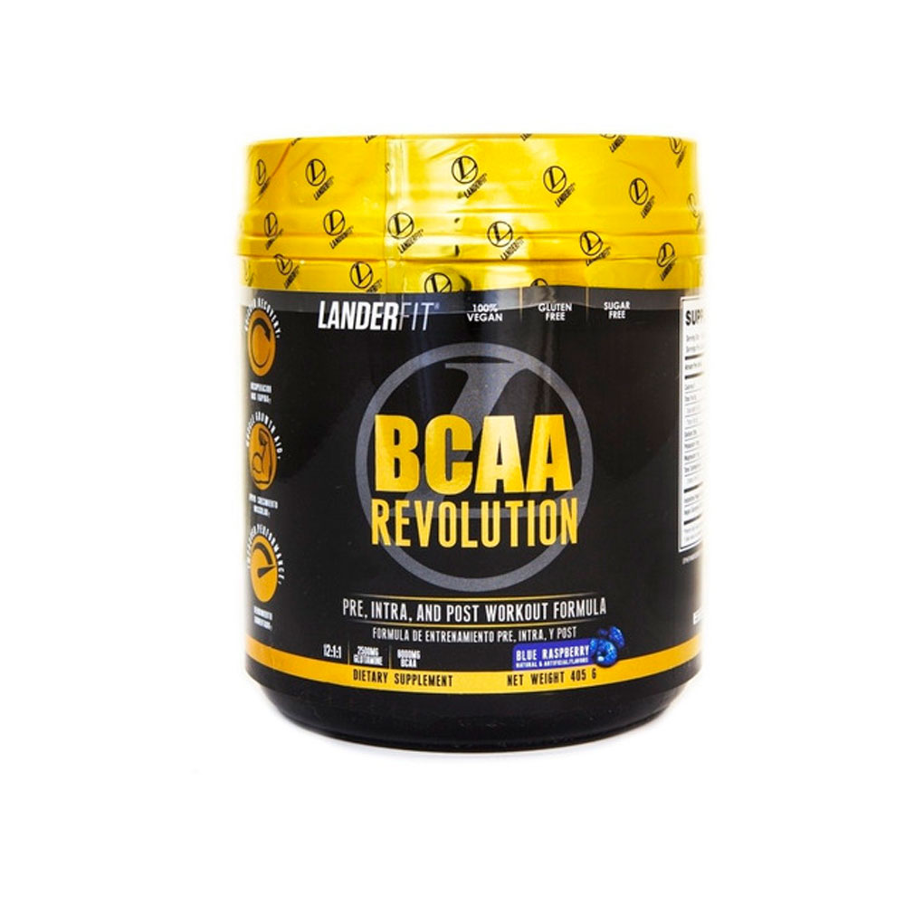 Foto do Produto Bcca Revolution Landerfit Blue Raspberry 405g