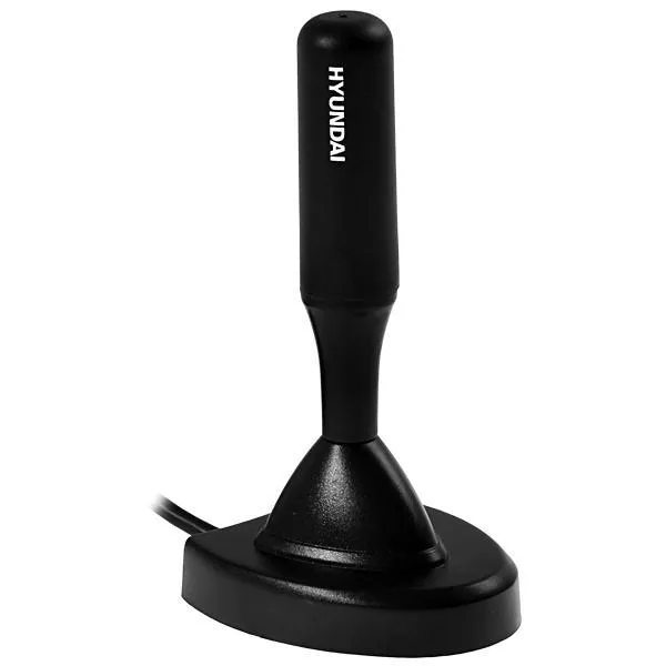 Foto do Produto Antena de TV Hyundai HYANT400B Recepciona Sinal UHF e VHF - Preta