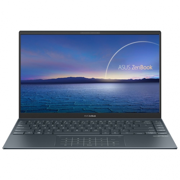 Foto do Produto Notebook ASUS Zenbook 14 UX425EA-HM170T, Intel Core I5-1135G7 2.40GHZ (4.20GHZ), 8GB RAM, 512GB SSD, Tela 14" Full HD IPS, Windows 10 Home, Espanhol, Pine Cinza