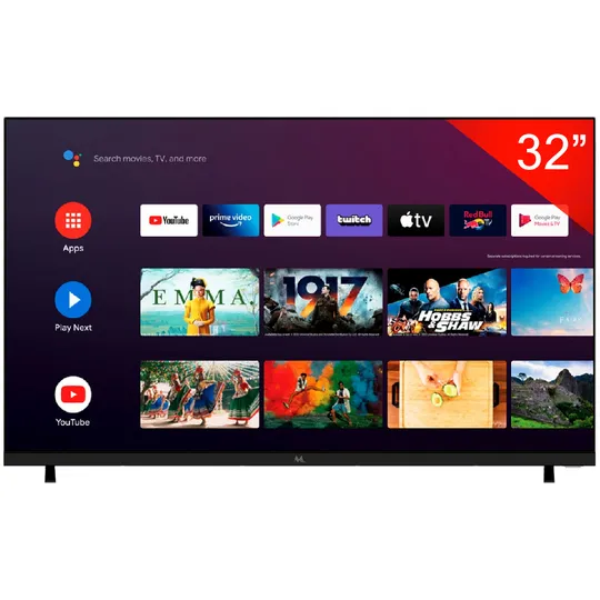 Foto do Produto MTEK TV SMART 32" LED MK32FSAH HD HDMI/ANDROID/BT/USB