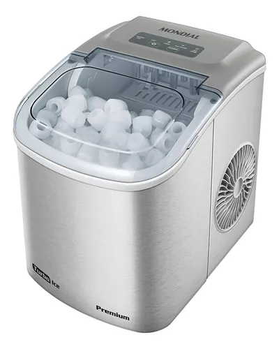 Foto do Produto MONDIAL FABRICADORA DE HIELO MG-12GI TURBO ICE PREMIUN 1.3L/13KG/ 110V 60HZ