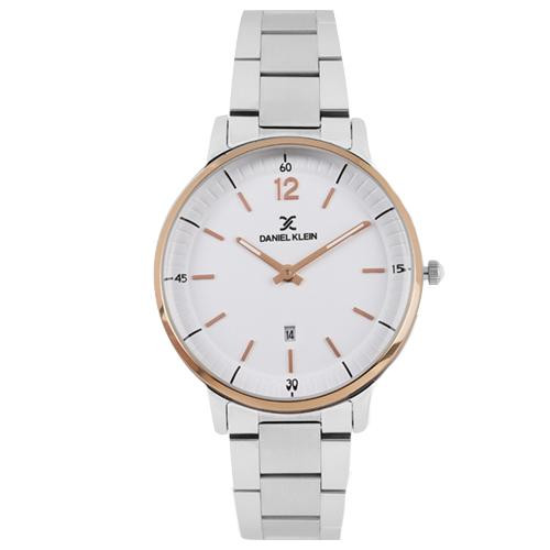 Foto do Produto Relógio Analógico Daniel Klein Fiord DK11831-6 Masculino, Metal - Prata e Rosa Ouro