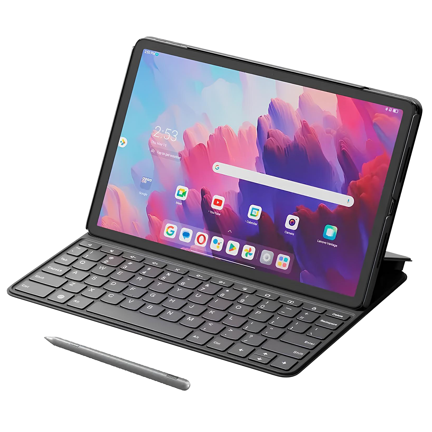 Foto do Produto Tablet Lenovo K11 TB-330XUP - 8/128GB - Wi-Fi - S Pen + Teclado - 11'' - Cinza