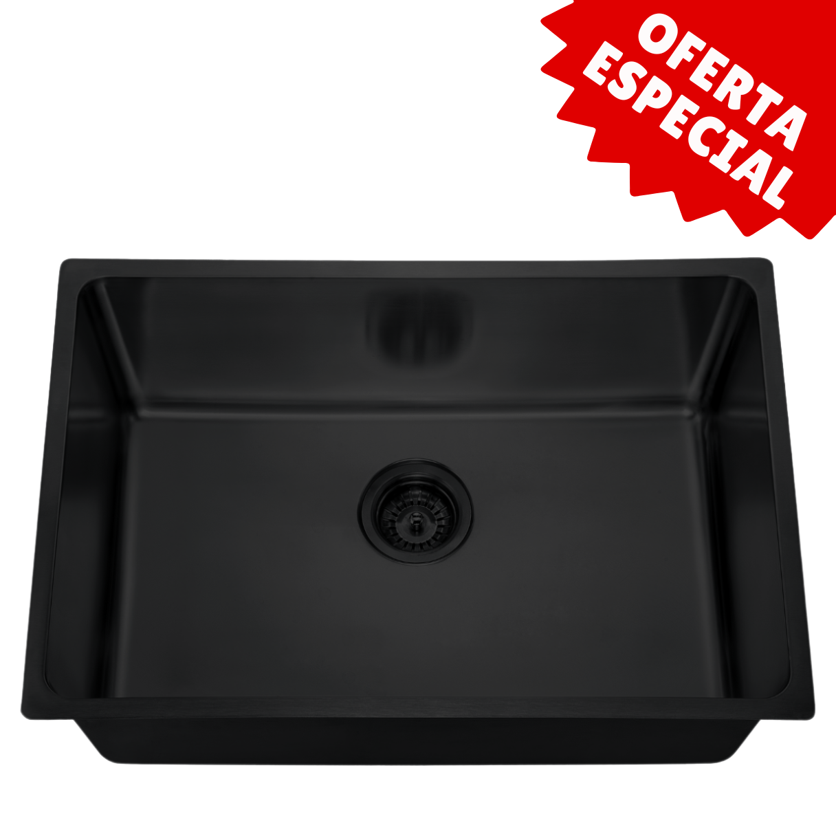 Foto do Produto CUBA EM INOX PRETA 251610NMBG 42*63*25CM