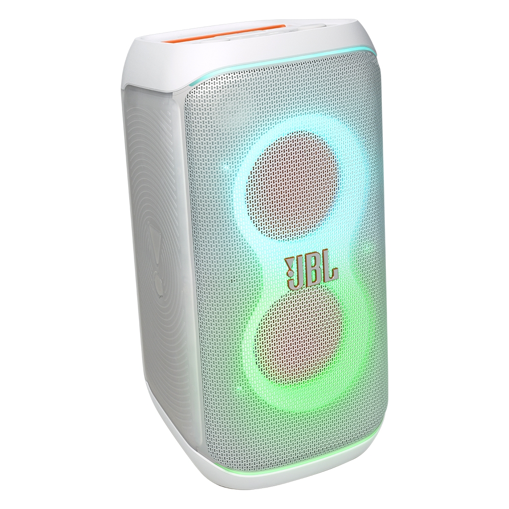 Foto do Produto Caixa de Som JBL PartyBox Club 120 - USB/AUX - Bluetooth - 160W - 2x 5.25'' - Branco