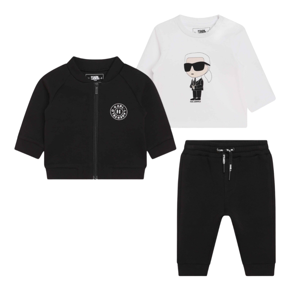 Foto do Produto CONJUNTO KARL LAGERFELD KIDS Z98150 NEGRO