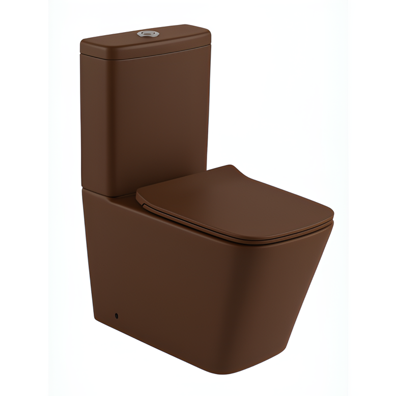 Foto do Produto VASO SANITARIO COM CAIXA ACOPLADA FH-2370A COR MATT BROWN