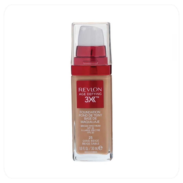 Foto do Produto REVLON AGE DEFYING 3X BASE DE MAQUILLAJE FPS20 *25 SAND BEIGE 30ML