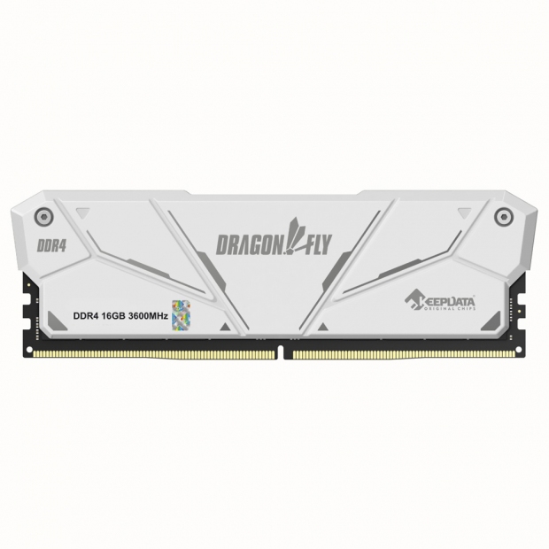 Foto do Produto MEM DDR4 16GB 3600 KEEPDATA DRAGONFLY C/ DISS WHIT KDH36C18W/16G WHITE