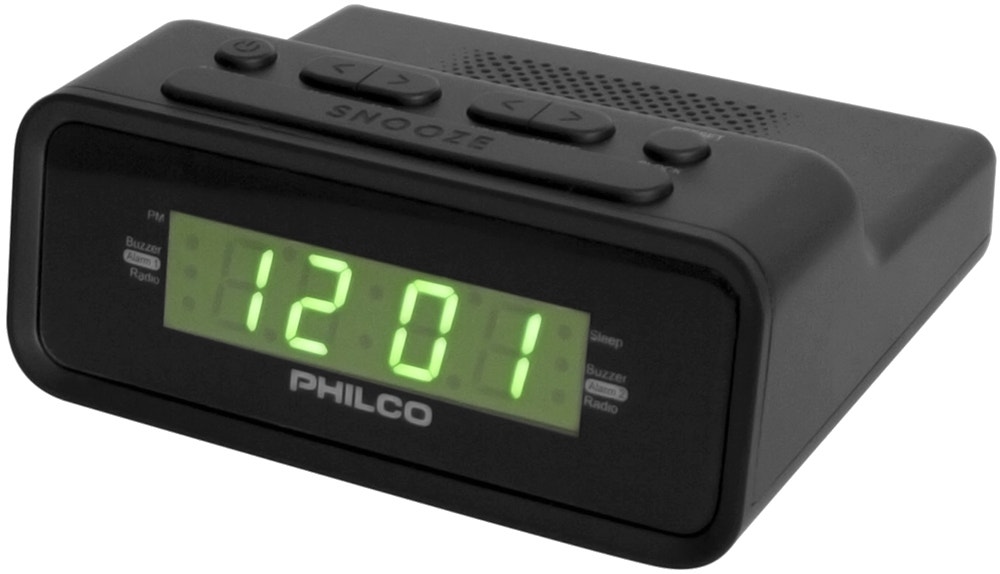Foto do Produto Rádio Relógio Philco Dual Alarm Clock PAR1006-GR FM Bivolt 50-60Hz