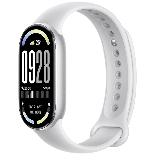 Foto do Produto Pulseira Inteligente Xiaomi Smart Band 10 M2459B1 (GL) Bluetooth - Glacier Silver