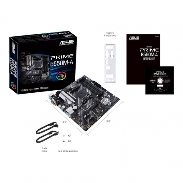 Foto do Produto MB AM4 ASUS B550M-A PRIME HDMI/DVI/VGA/M.2