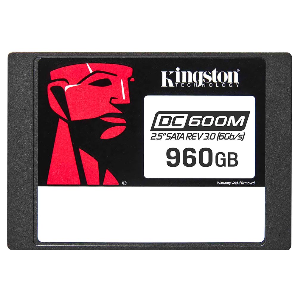 Foto do Produto SSD Kingston 960GB DC600M 2.5" SATA 3 - SEDC600M/960G (Server)