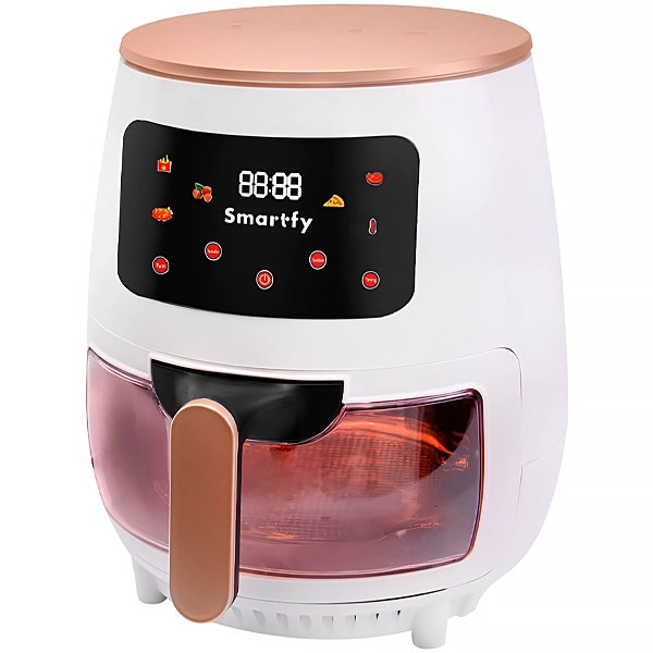 Foto do Produto Fritadeira Eléctrica Smartfy AF01W 1.400 watts 3.6 Litros 220V ~ 50/60 Hz - Branco/Dourado