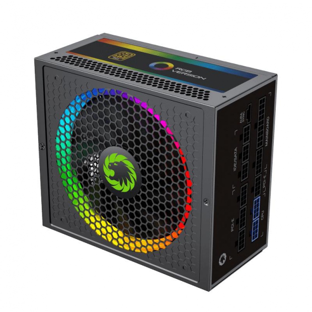 Foto do Produto FONTE 1050W GAMEMAX RGB-1050 PRO 80P GOLD RGB F-MOD