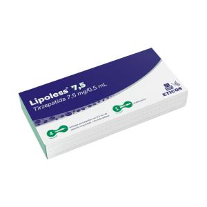 Foto do Produto TIRZEPATIDA 7,5MG.LIPOLESS.4GERINDAS 0.5ML**