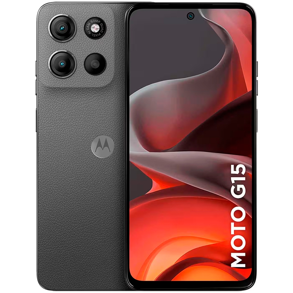 Foto do Produto Celular Motorola Moto G15 XT2521-2 - 4/256GB - 6.72’’ - Dual-Sim - Cinza