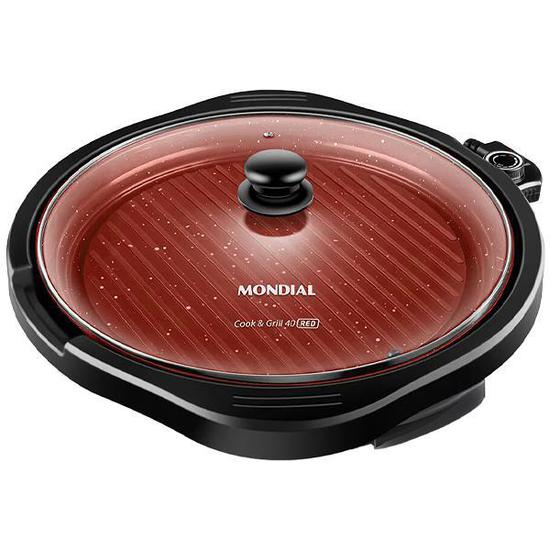 Foto do Produto Grill Mondial Cook & Grill 40 Red G-03-RC 220V