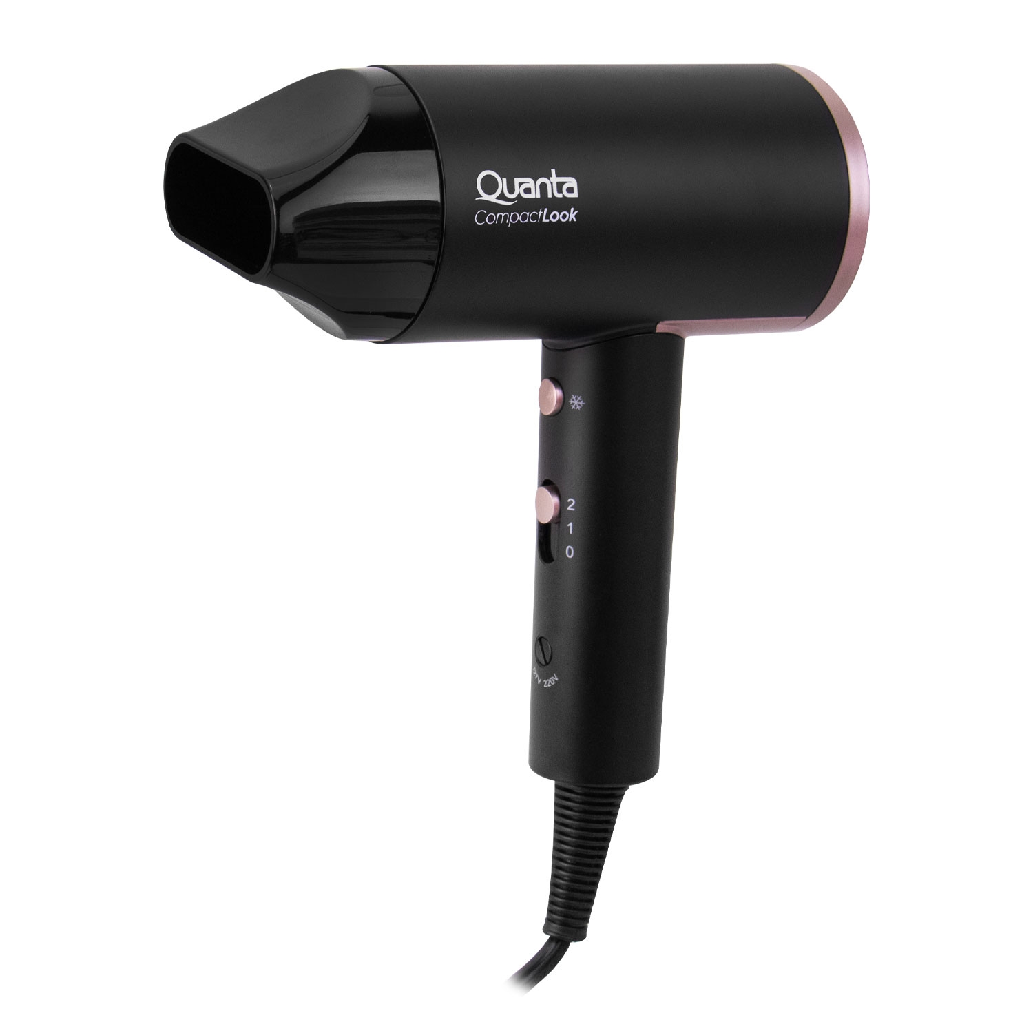 Foto do Produto Secador de Cabelo Quanta QTSCP20 - 2000W - Bivolt - Preto e Rose