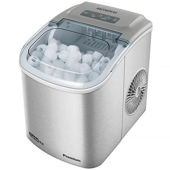 Foto do Produto Máquina de Gelo Mondial Turbo Ice Premium MG-12-GI 220V