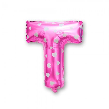 Foto do Produto Balao Letra T Pink 16 Polegadas