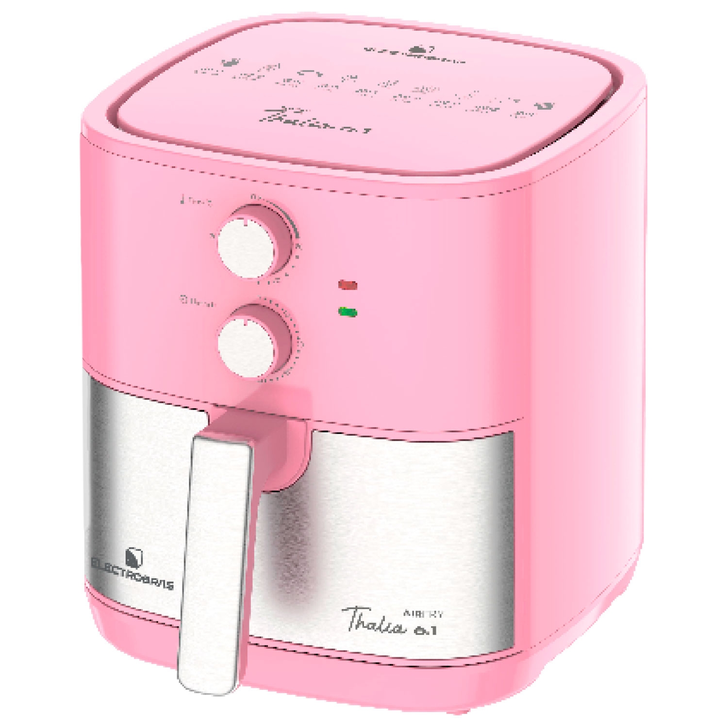 Foto do Produto Fritadeira Elétrica Electrobras Airfry Thalia TLAF-61 - 1900W - 6.1L - 220V 50/60Hz - Rosa
