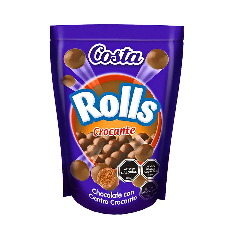 Foto do Produto CHOCOLATE COSTA ROLLS CROCANTE 150G