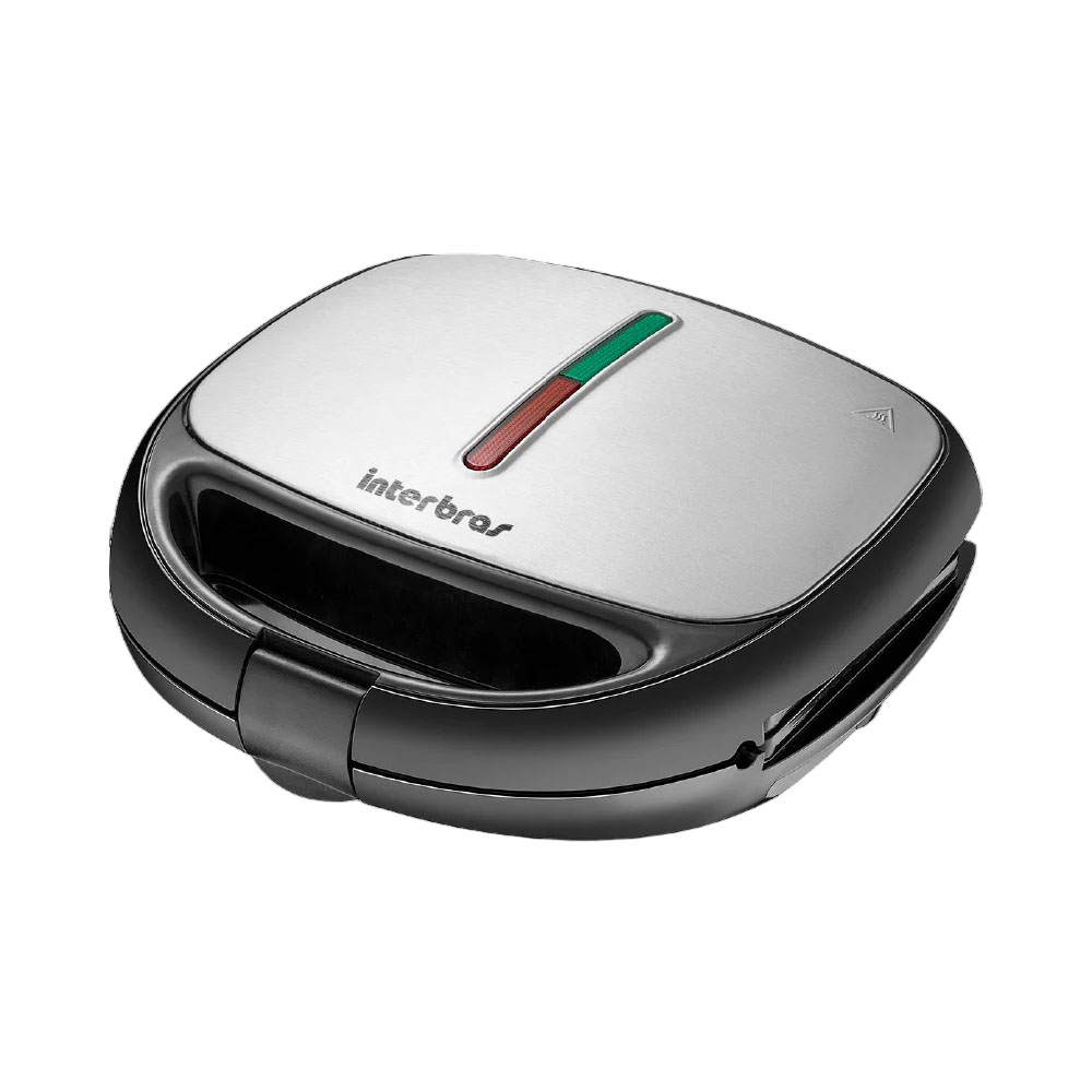 Foto do Produto SANDWICHERA INTERBRAS G40PY 3 EN 1 800W 220V NEGRO - PLATA