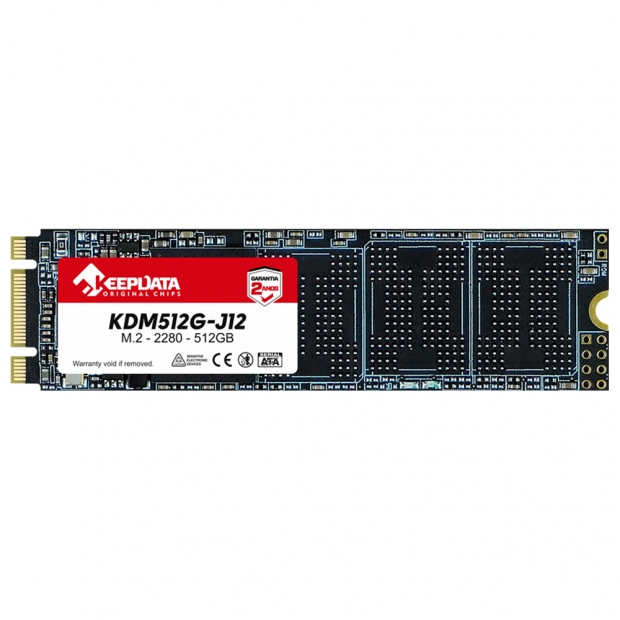 Foto do Produto SSD Keepdata, 512GB, M.2 SATA, Leitura 550MB/s, Gravação 500MB/s, KDM512G-J12