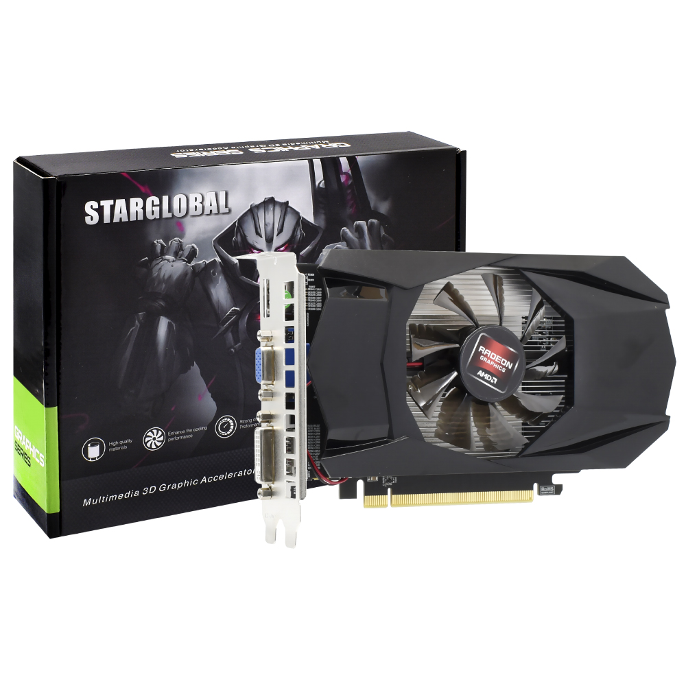 Foto do Produto Placa de Vídeo Star Radeon 4GB Radeon HD7670 DDR5 - HD7670-GRAPHIC
