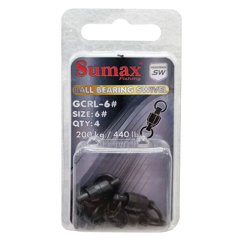 Foto do Produto SUMAX PESCA ACCESORIOS GIRADOR GCRL-6# C/4PCS