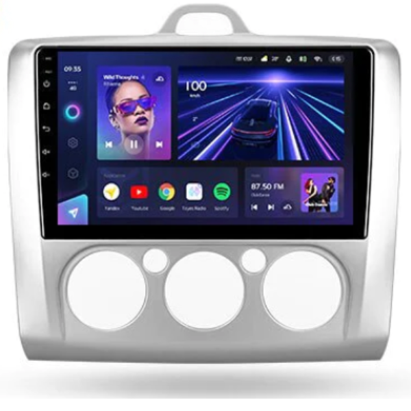 Foto do Produto MARCO ADAPTADOR FRAME MOLDURA I-KIT 9* FORD FOCUS 1999-2008 (AR ANALOGICO )