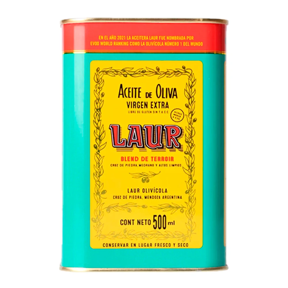 Foto do Produto Azeite Laur de Oliva Extra Virgem Blend De Terroir Lata 500Ml