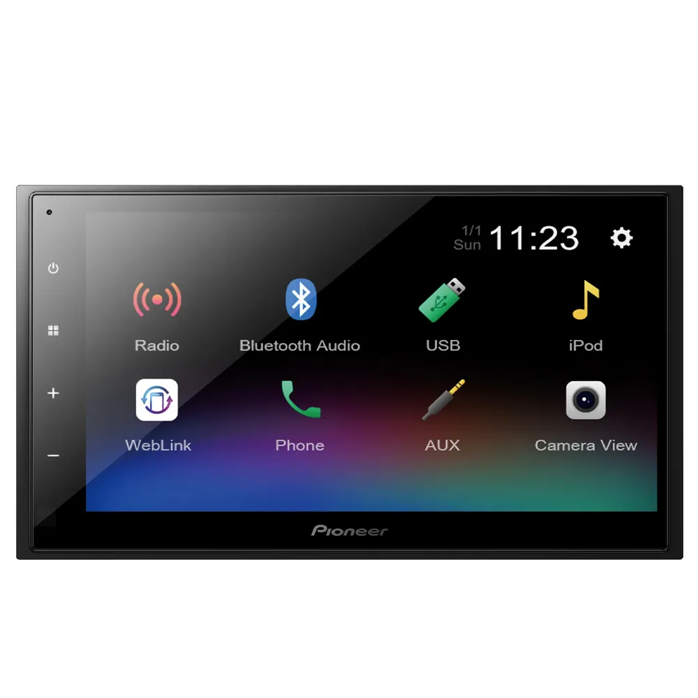 Foto do Produto PIONEER TOCA DVD DMH-130BT 6.8" DMR ALEXAAPPLECARBTWIFI PLASTICO USB - AUX NEGRO