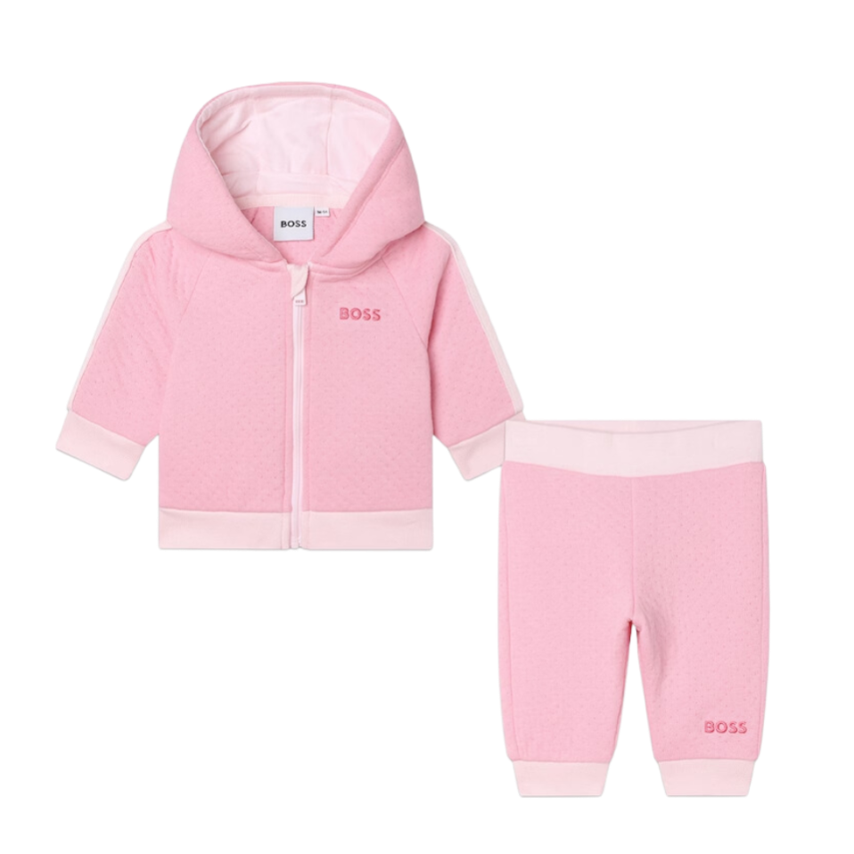 Foto do Produto CONJUNTO BOSS KIDS J98442 ROSA
