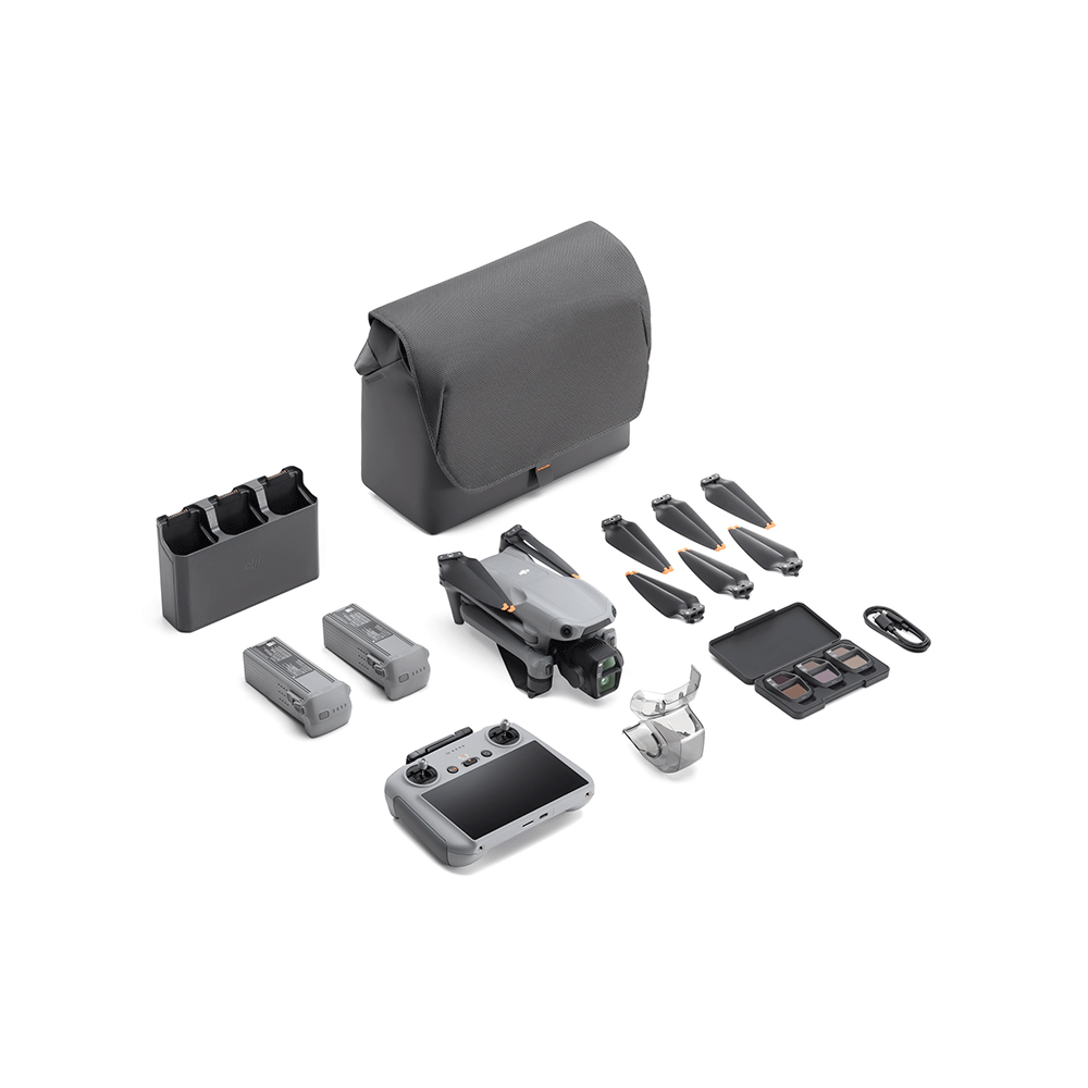 Foto do Produto DRONE DJI AIR 3S FLY MORE COMBO (DJI RC 2)