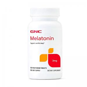 Foto do Produto Melatonina 3mg GNC 120 Tablets Vegetariano