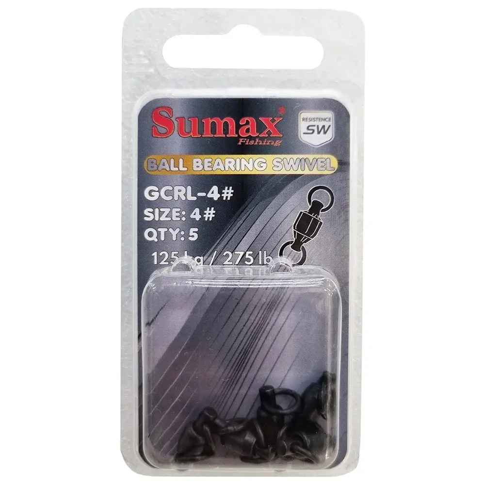 Foto do Produto SUMAX PESCA ACCESORIOS GIRADOR GCRL-4# C/5PCS