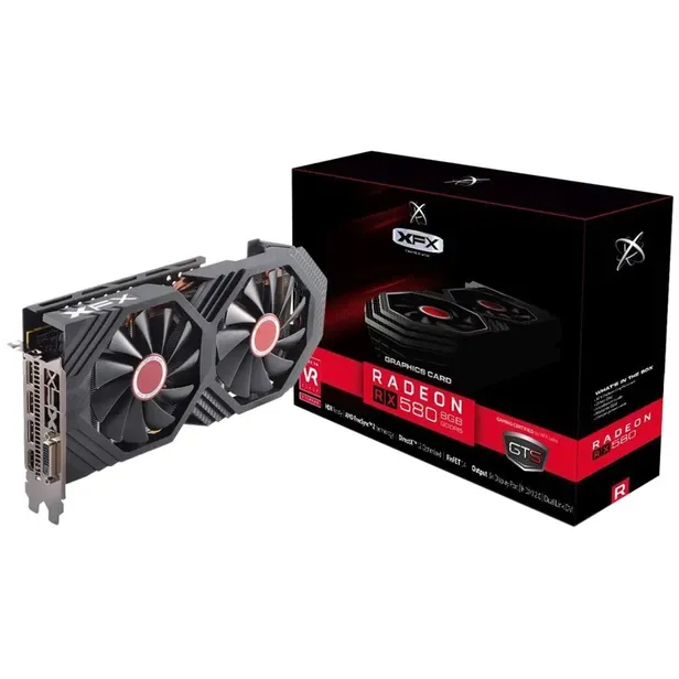 Foto do Produto XFX PLACA DE VIDEO RADEON RX580 GTS 8GB GDDR5 RX-580S85DD6