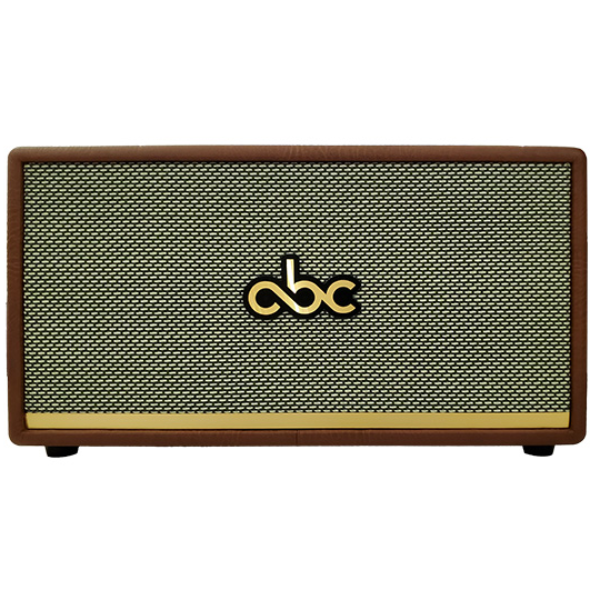 Foto do Produto ABC Speaker A3065 Bluetooth USB Type-C Marrom Bivolt