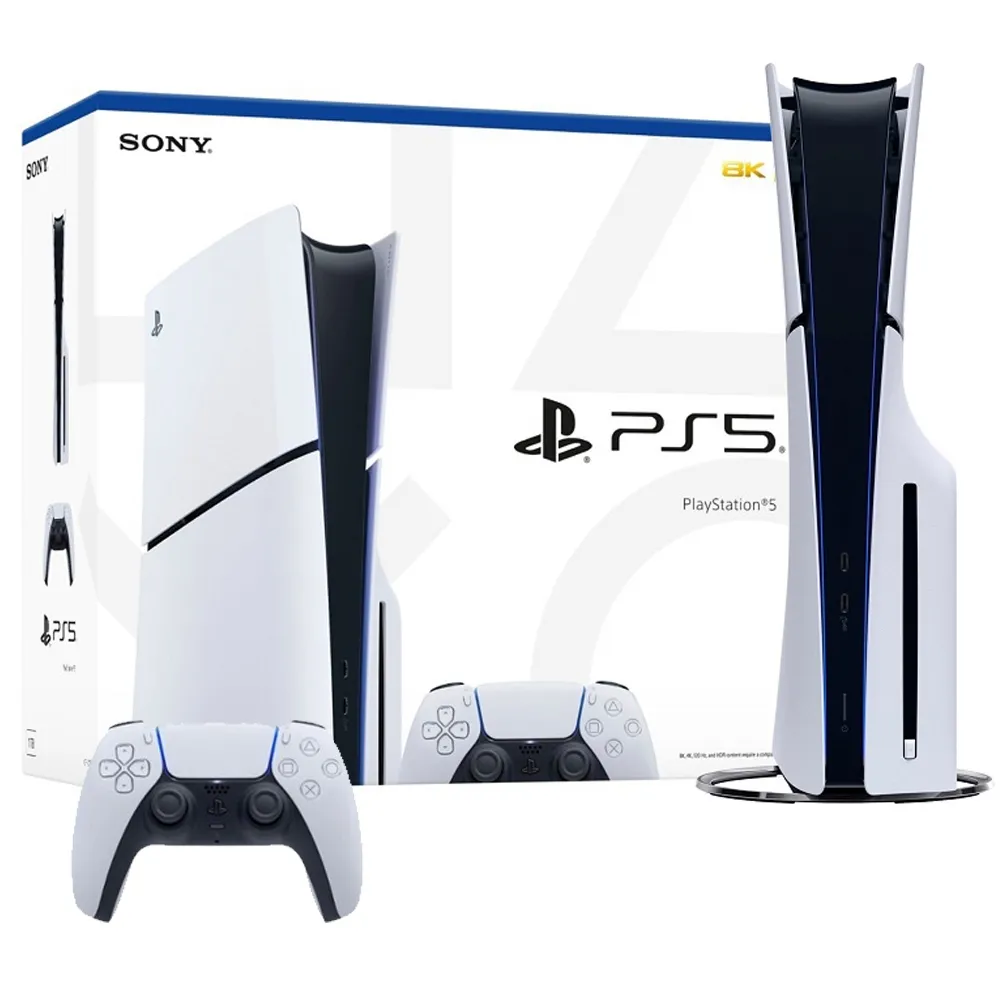Foto do Produto SONY CONSOLAS PS5 CFI-2015 SEDA 1TB SLIM DISK AMERICANO BIVOLT BLANCO