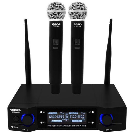 Foto do Produto Microfone Satellite A-MK1203 Sem Fio