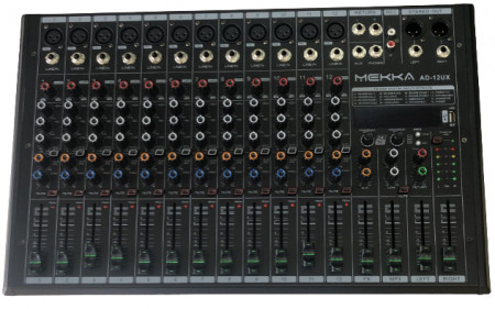 Foto do Produto MESA DE SOM MEKKA AD-12AUX