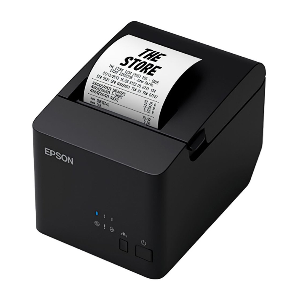 Foto do Produto Impressora Térmica Epson TM-T20IIIL-001 - USB - 80mm - Bivolt - Preto