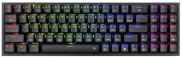 Foto do Produto TECLADO REDRAGON POLLUX PRO K628CTB-RGB BLACK